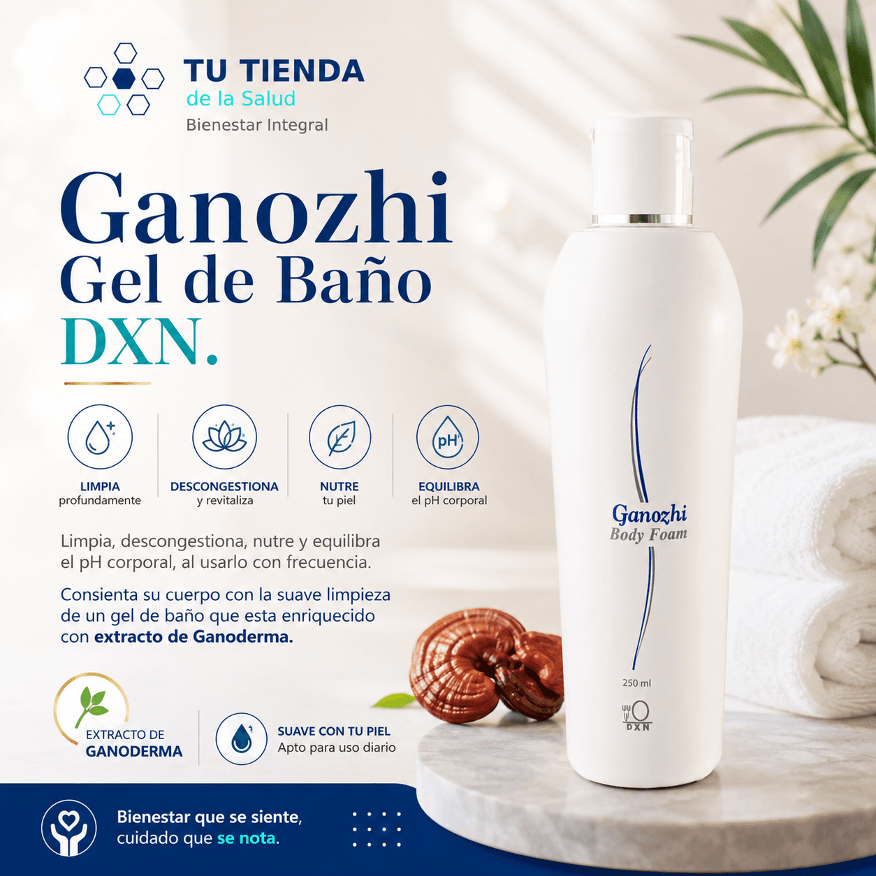 Ganozhi Gel de Baño