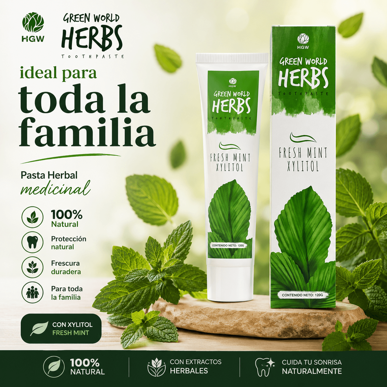 Green World Herbs Fresh Mint