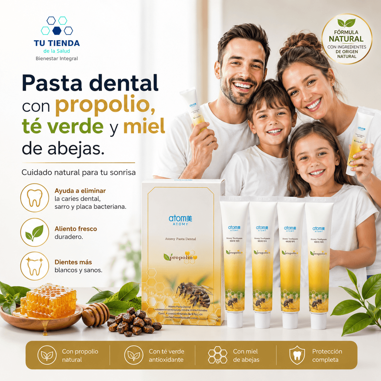 Pasta Dental Miel de Abejas · 200 g